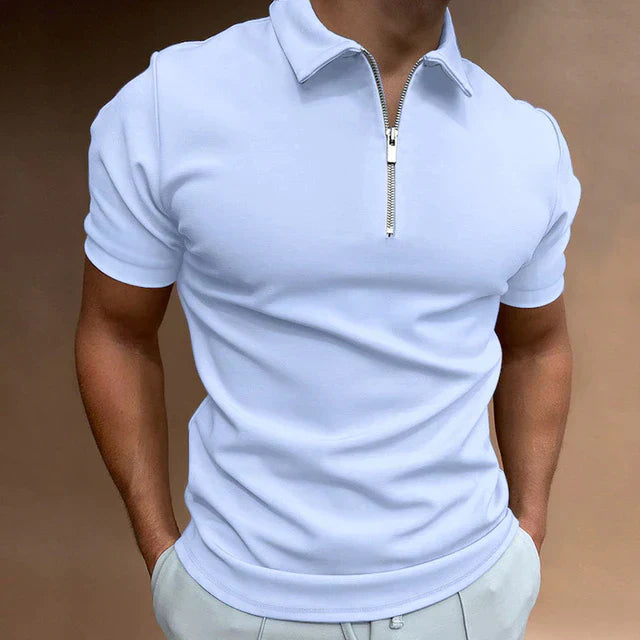 Męska koszulka polo Eden Gents Polo | Casual Męska koszulka polo zapinana na zamek błyskawiczny
