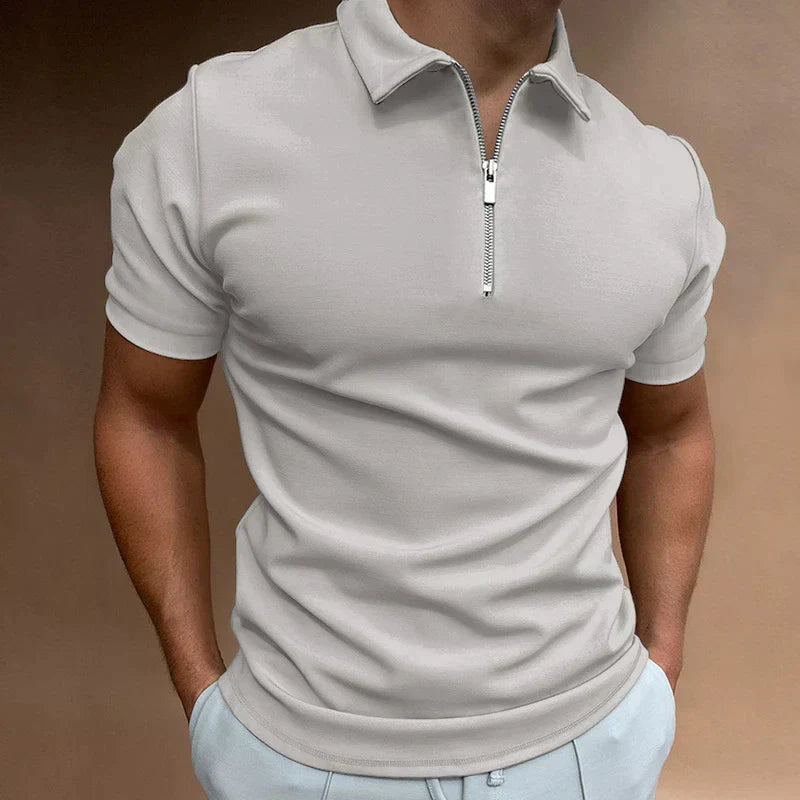 Męska koszulka polo Eden Gents Polo | Casual Męska koszulka polo zapinana na zamek błyskawiczny