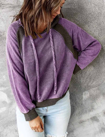 Bluza z kapturem Shanna | Washed Full Zip dla kobiet