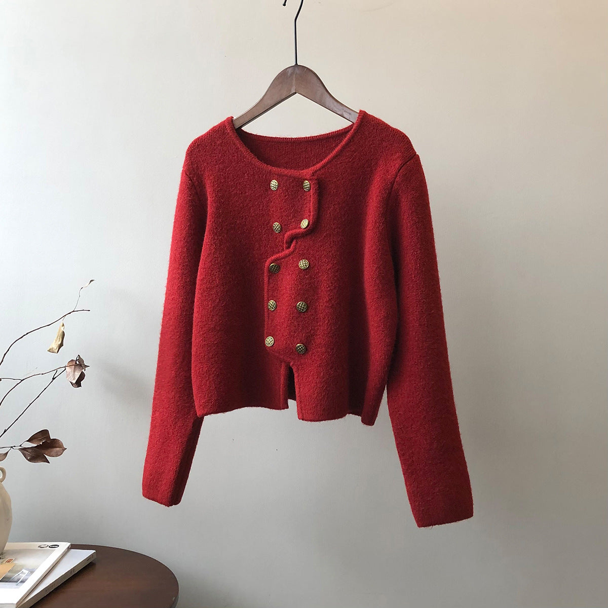 Vanessia - Elegancki sweter z guzikami dla kobiet
