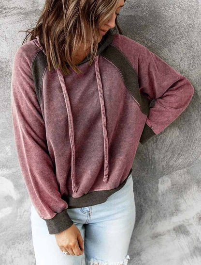 Bluza z kapturem Shanna | Washed Full Zip dla kobiet