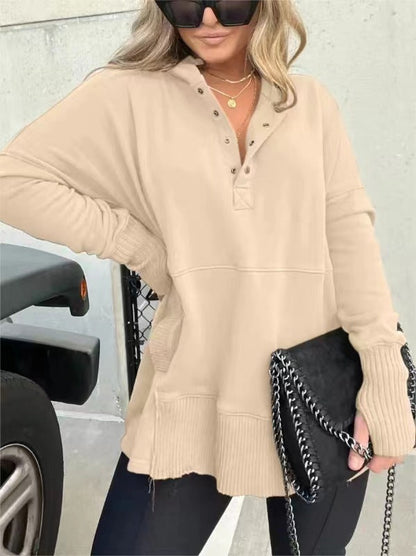 Bluza z kapturem V-neck dla kobiet