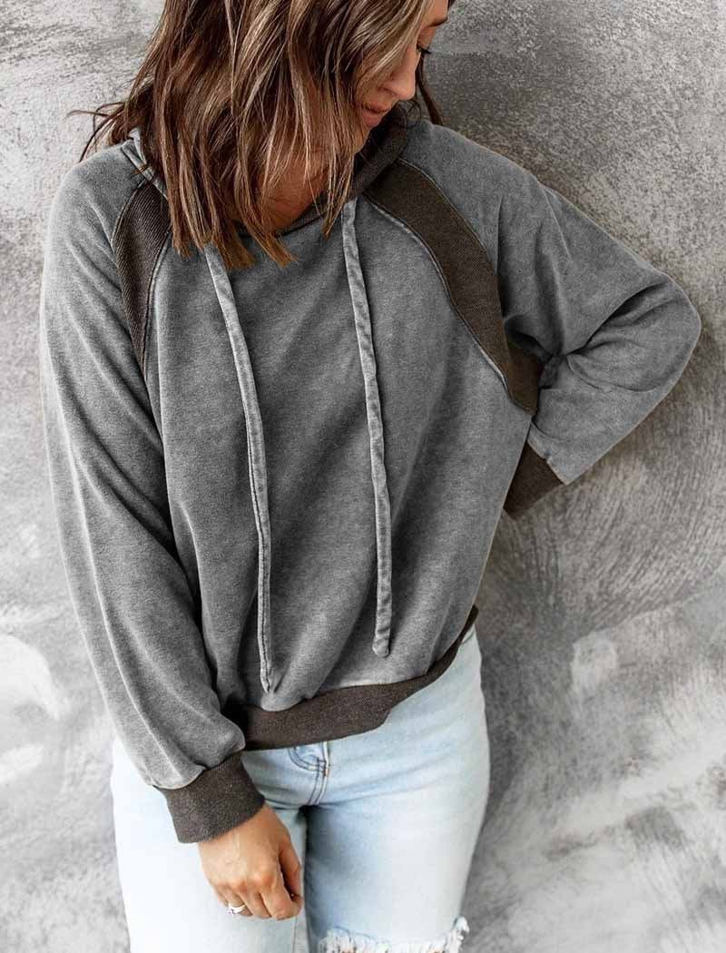 Bluza z kapturem Shanna | Washed Full Zip dla kobiet