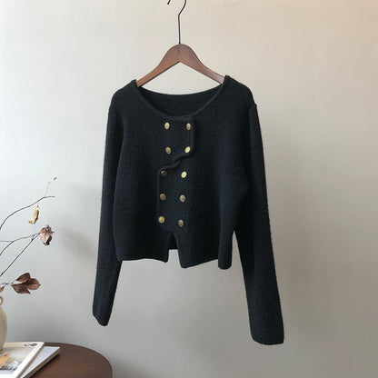 Vanessia - Elegancki sweter z guzikami dla kobiet