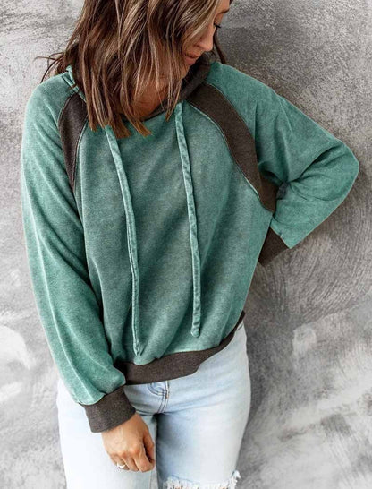 Bluza z kapturem Shanna | Washed Full Zip dla kobiet