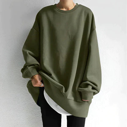 Adrianna - Klasyczny sweter oversize dla kobiet