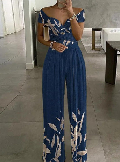 Laurine - Elegancki kombinezon z nadrukiem