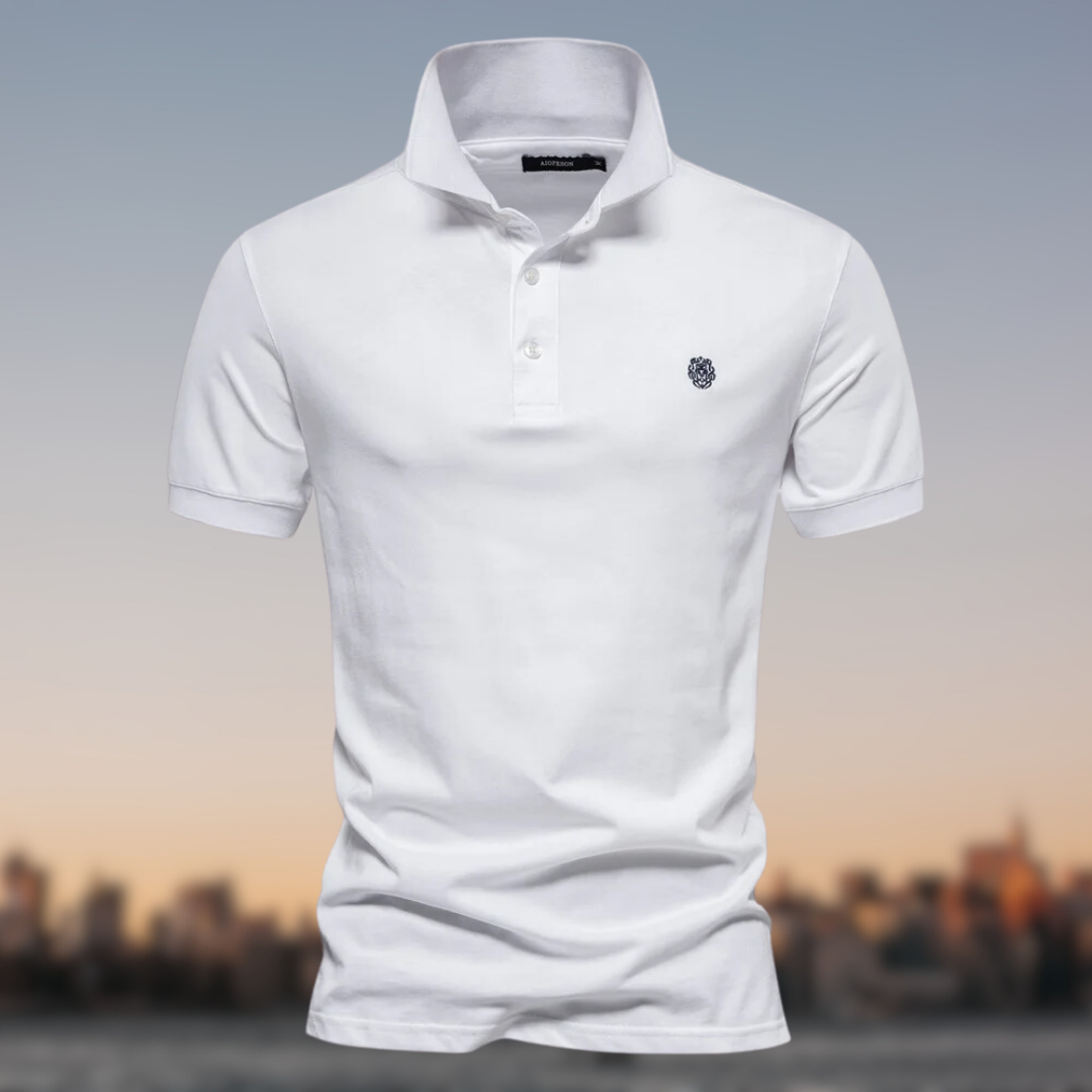 Huxley | Stylowa bawełniana koszulka polo