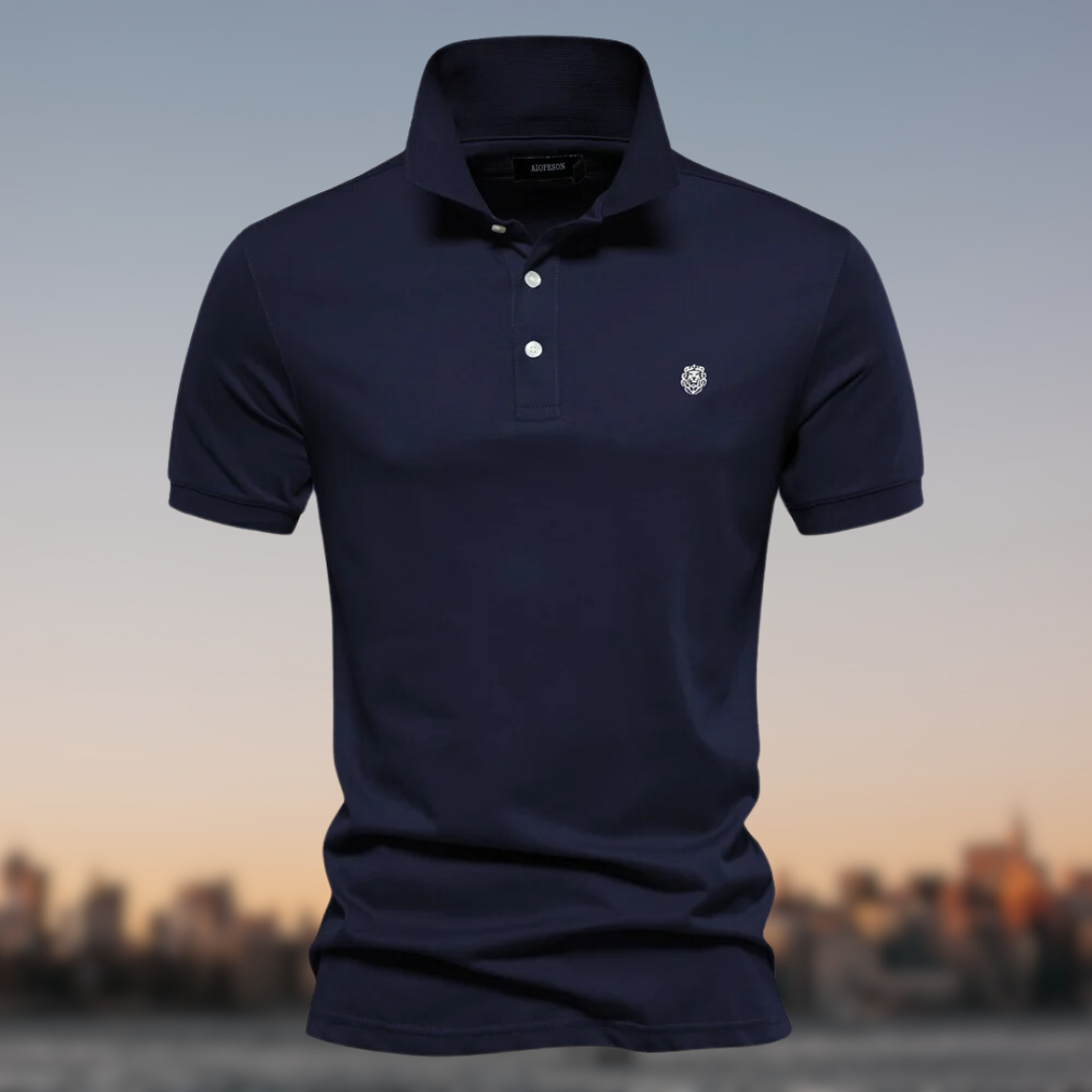 Huxley | Stylowa bawełniana koszulka polo