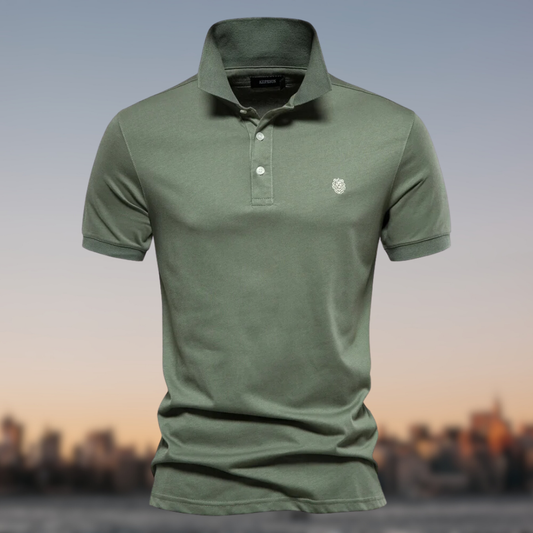 Huxley | Stylowa bawełniana koszulka polo