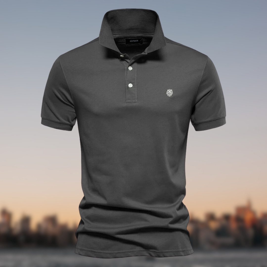 Huxley | Stylowa bawełniana koszulka polo