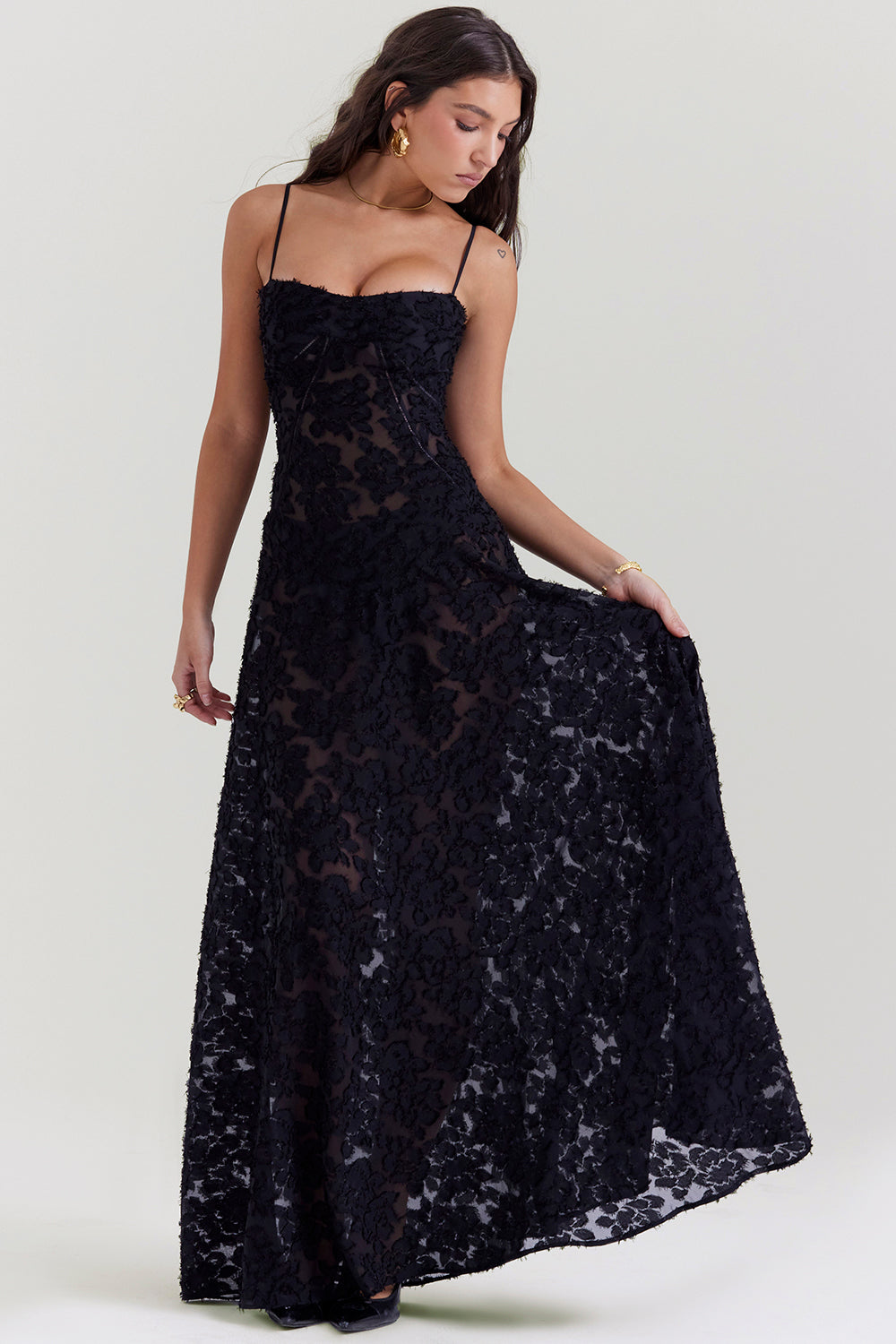 Palais - Elegancka sukienka maxi