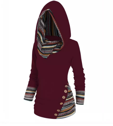 Wygodna damska bluza z kapturem Shanna | Slim Fit