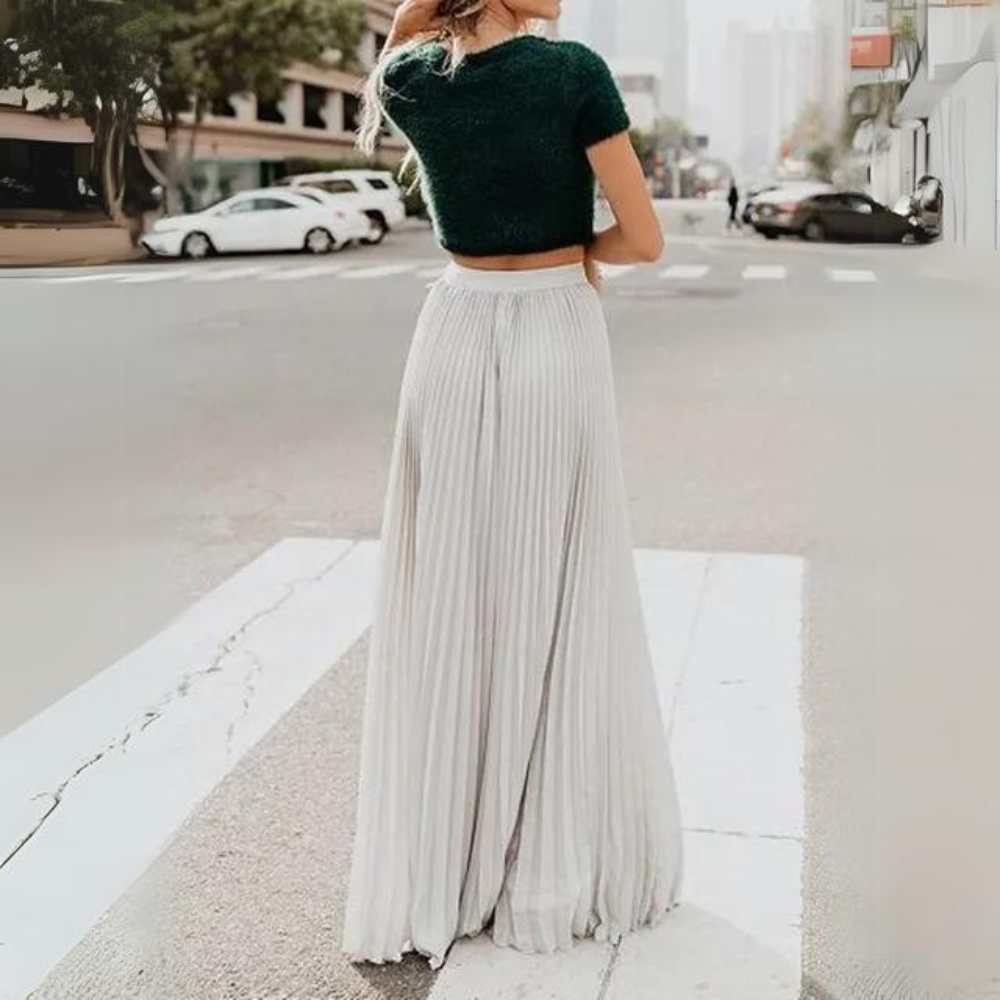 Renata - Elegancka plisowana spódnica