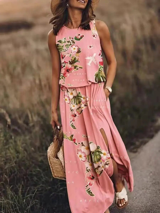 Lato - Letnia sukienka maxi