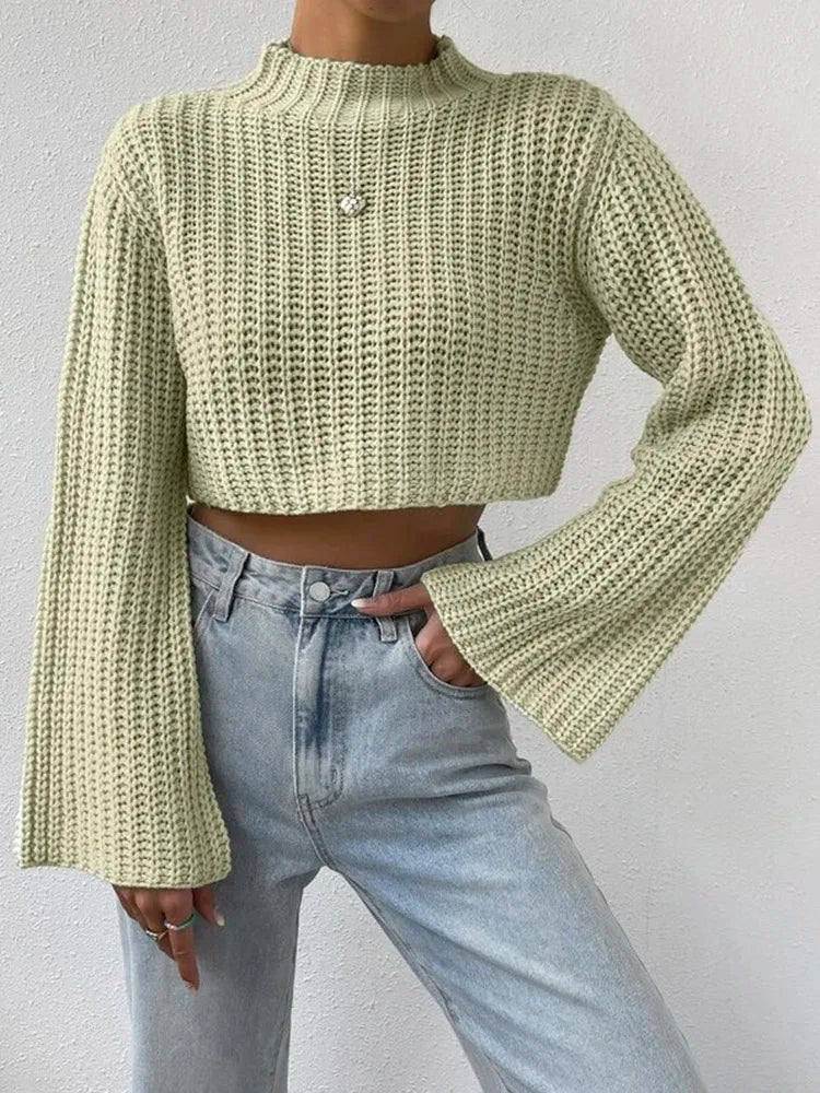 Dempsey - Krótki sweter w koreańskim stylu