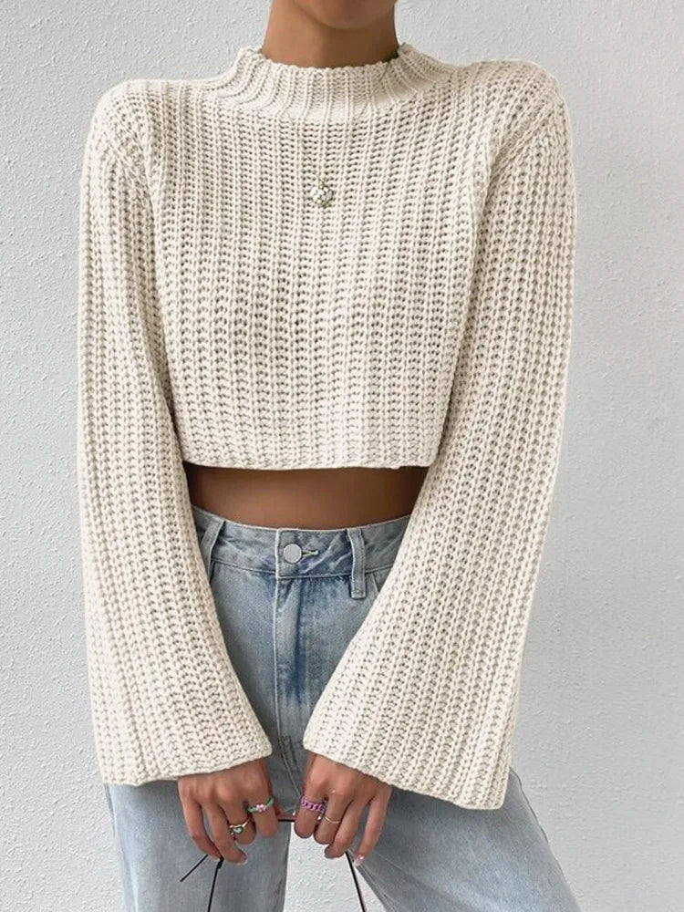 Dempsey - Krótki sweter w koreańskim stylu