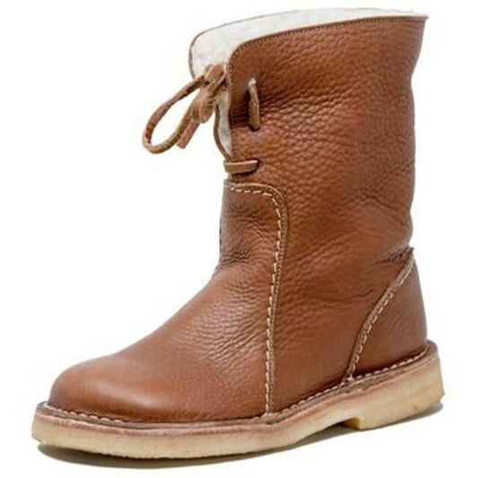 Wodoodporne buty z wełnianą podszewką