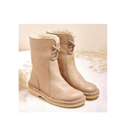 Wodoodporne buty z wełnianą podszewką