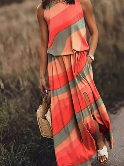 Lato - Letnia sukienka maxi
