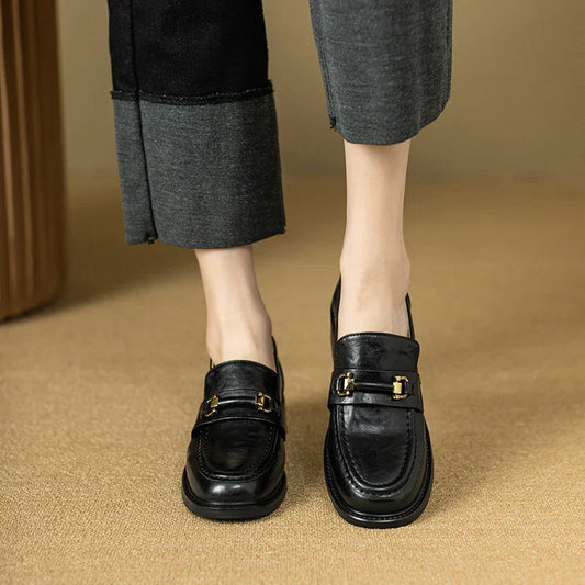 Buty damskie z kwadratowym noskiem - Imogen