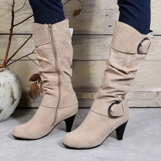 Wysokie buty zimowe - Queenie