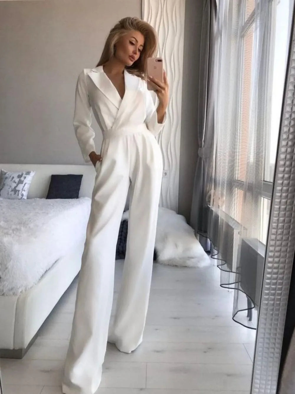 Sophie - Damski kombinezon z długim rękawem