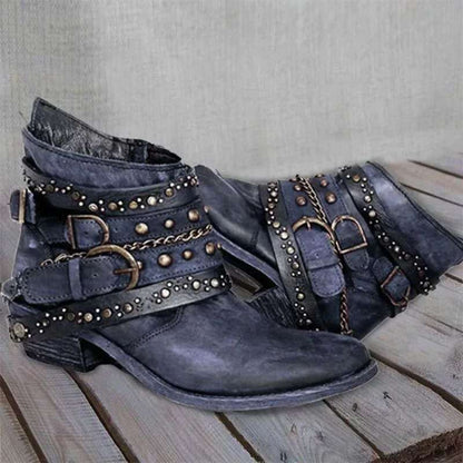 Buty vintage na obcasie - Annmarie