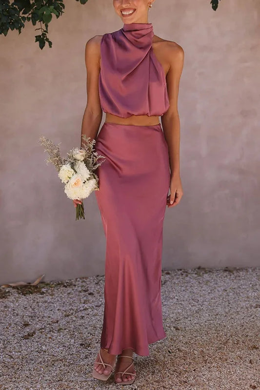 Catie - Top i spódnica w stylu retro