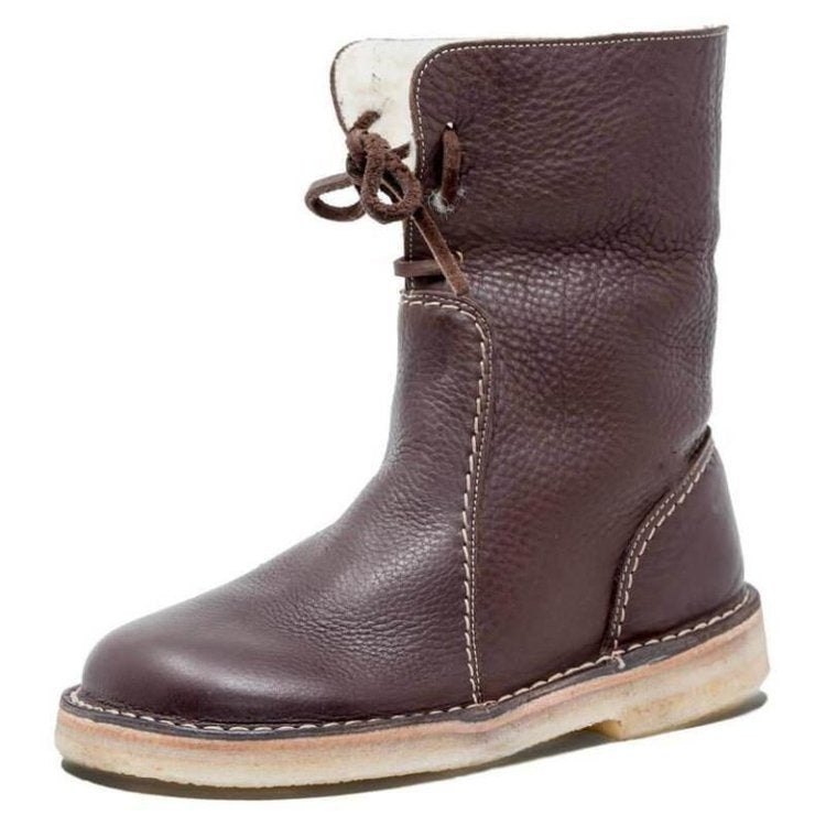 Wodoodporne buty z wełnianą podszewką