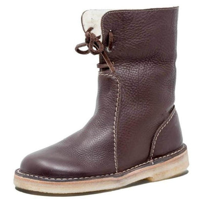 Wodoodporne buty z wełnianą podszewką
