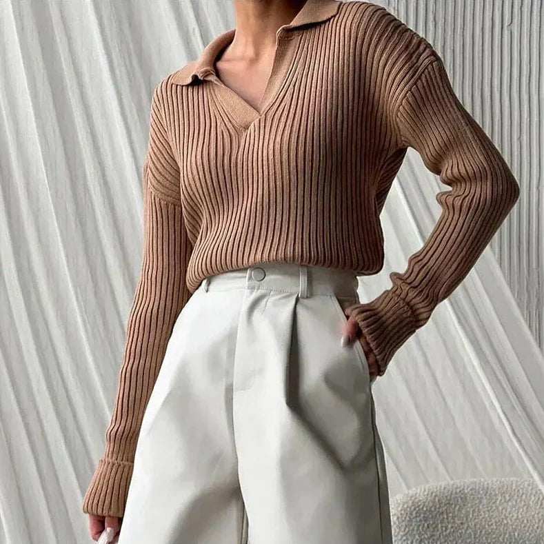 Aniah - Elegancki i wygodny jesienny sweter dla kobiet