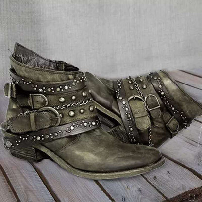 Buty vintage na obcasie - Annmarie