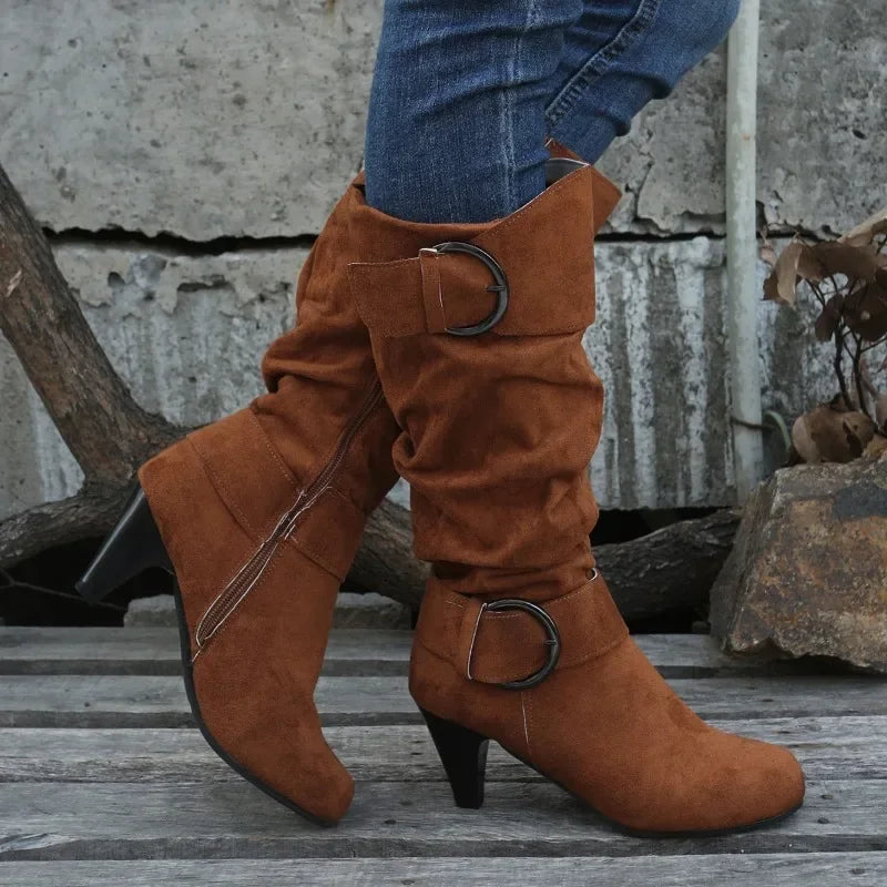 Wysokie buty zimowe - Queenie