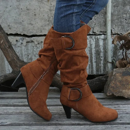 Wysokie buty zimowe - Queenie