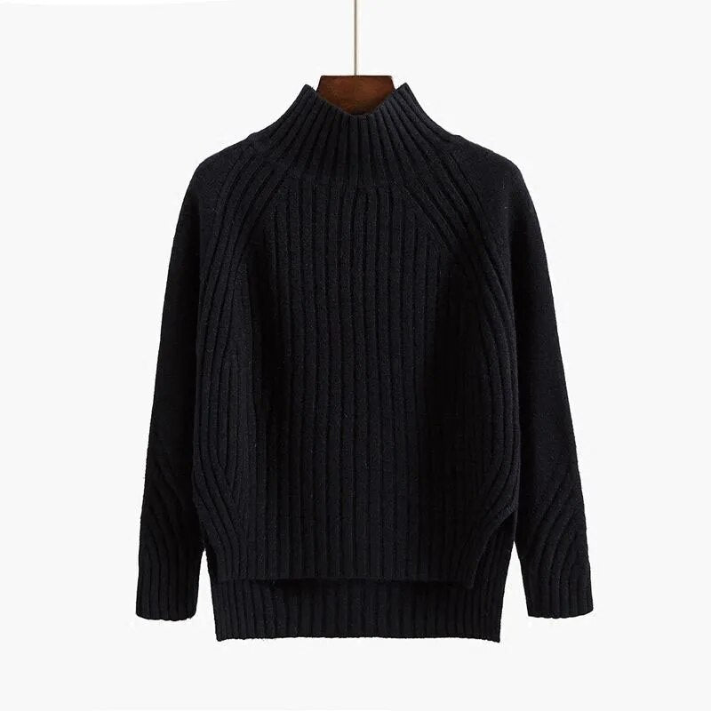 AVERY® - MODNY SWETER Z OKRĄGŁYM DEKOLTEM