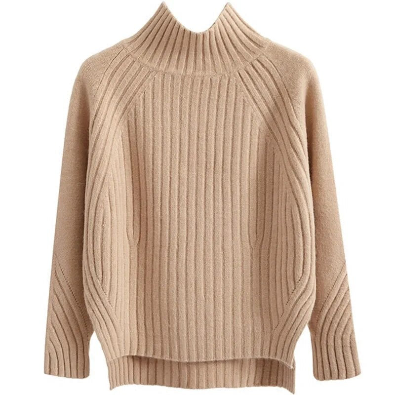 AVERY® - MODNY SWETER Z OKRĄGŁYM DEKOLTEM