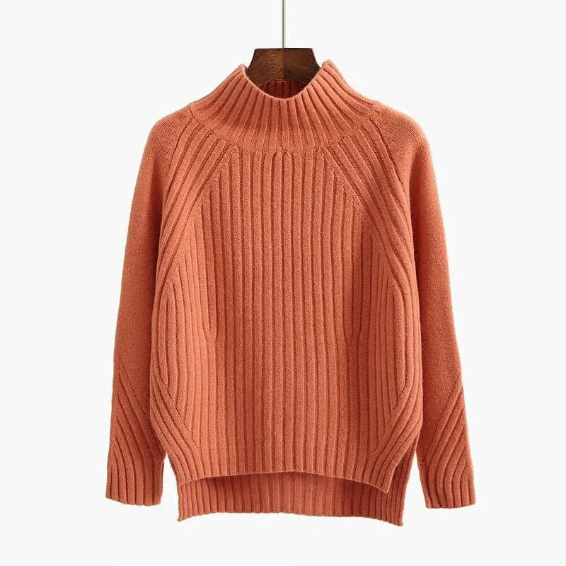 AVERY® - MODNY SWETER Z OKRĄGŁYM DEKOLTEM