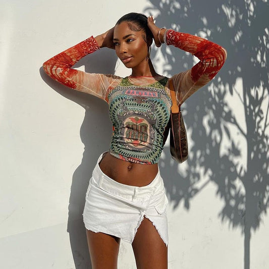 Arty Mesh Top | Dodaj odrobinę krawędzi do swojego stroju