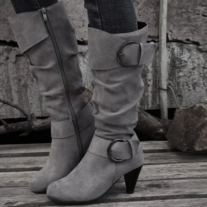 Wysokie buty zimowe - Queenie