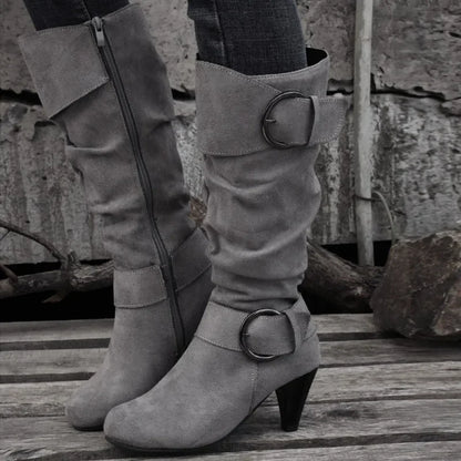 Wysokie buty zimowe - Queenie
