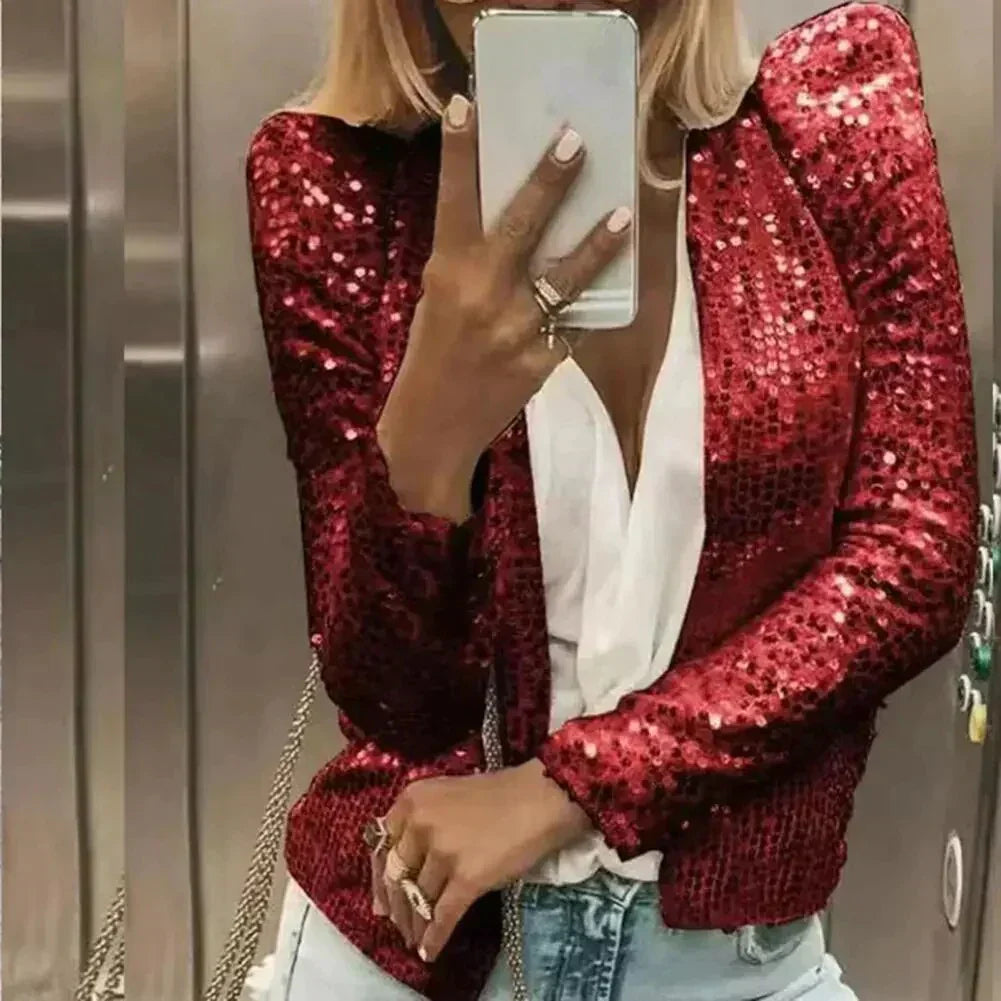 Aaliyah - elegancka marynarka z cekinami
