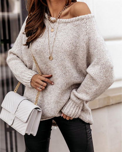 Ulvya Sweter | Oversizowy zimowy sweter z dzianiny