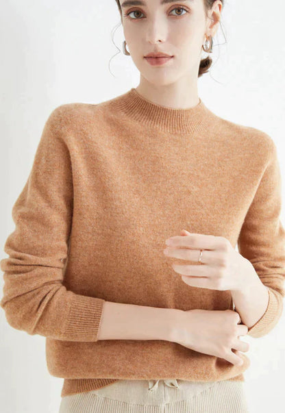 Aleta - Elegancki sweter z półgolfem dla kobiet