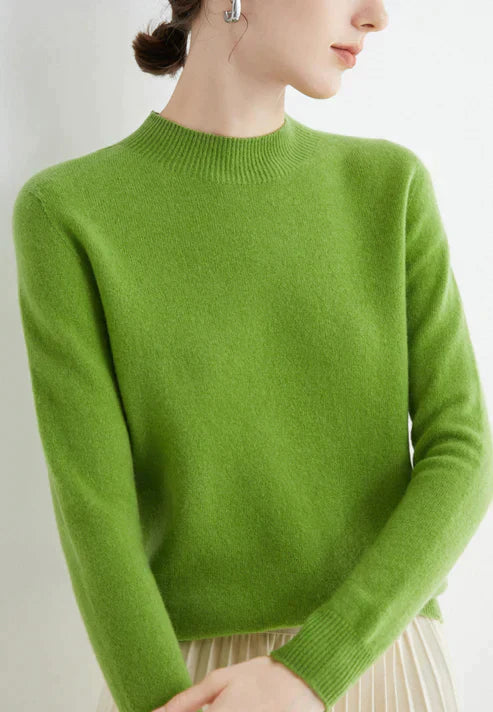 Aleta - Elegancki sweter z półgolfem dla kobiet