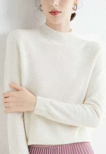 Aleta - Elegancki sweter z półgolfem dla kobiet