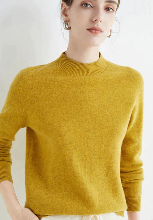 Aleta - Elegancki sweter z półgolfem dla kobiet