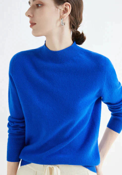 Aleta - Elegancki sweter z półgolfem dla kobiet