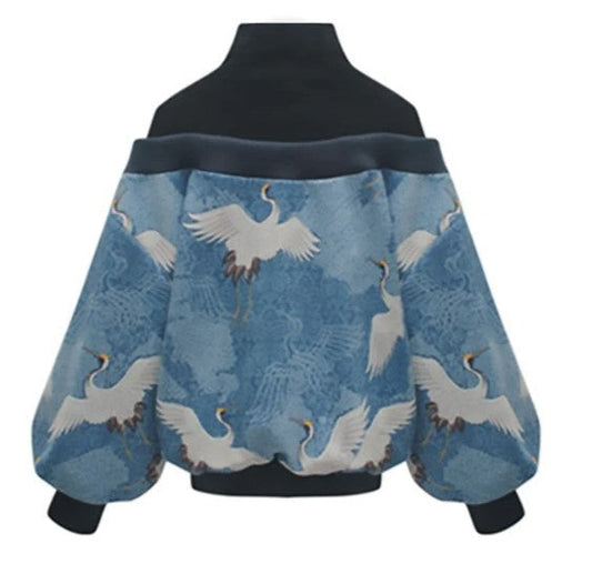 Bluza dresowa Shanna Pour Femme Avec Manches Bouffantes