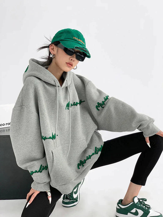 Bluza Georina | Oversizowa bluza z kapturem